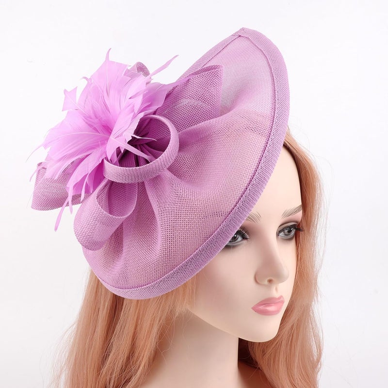 DRESHOW قبعات فاسيناتور للنساء قبعة حفلة شاي قبعة عتيقة على شكل علبة رأس لكوكتيل - Image 5